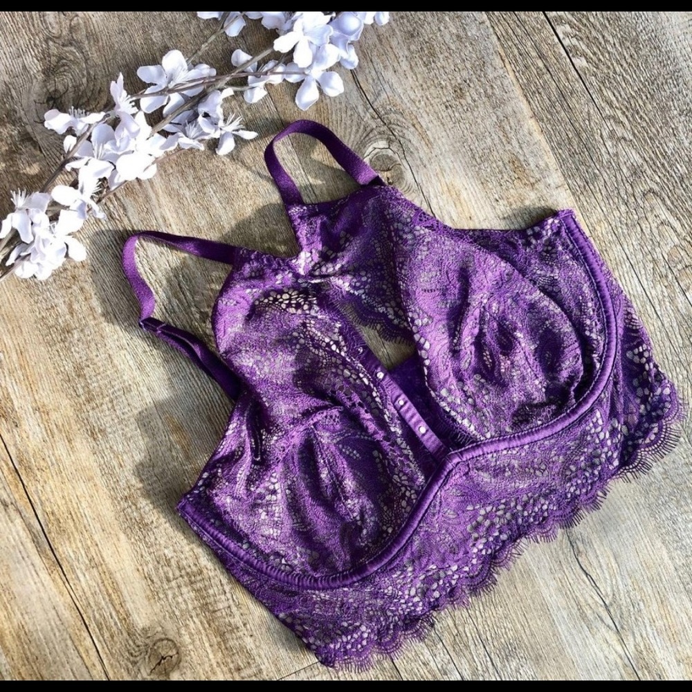 VS Very Sexy High Neck Plunge Cutout Bra